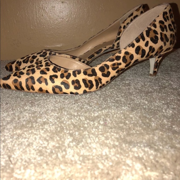 leopard print heels size 11